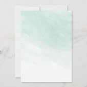 水彩の多肉植物フィエスタシャワー招待状 招待状 (裏面)