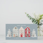 水彩の家 スレートブルー シーズンカード (スタンド正面)