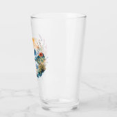 水彩の山景色 タンブラーグラス (左)