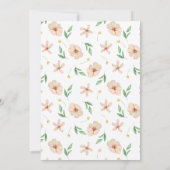 水彩の愛らしいウサギと風船 イースターブランシュ 招待状 (裏面)