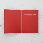 水彩の愛らしい象と野生の花 カード (内部)