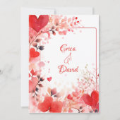 水彩の愛 | オーダーメイド | バレンタインデー シーズンカード (正面)