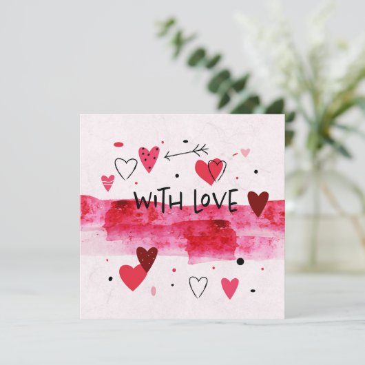 水彩の愛 招待状 (スタンド正面)