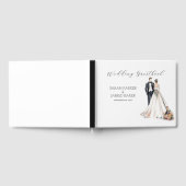 水彩の新婚 ゲストブック (全面)