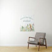 水彩の昆虫の子供の誕生日 タペストリー (インサイチュ)