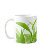 水彩の明るい緑葉の