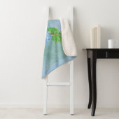 水彩の星ジェイ鳥の野生生物アート シェルパブランケット (インサイチュ)