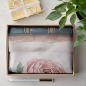 水彩の書籍とバラの分離 薄葉紙 (ギフト)