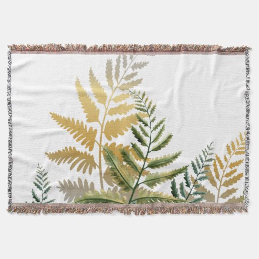 水彩の木6 スローブランケット (正面)