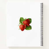 水彩の果実と花レシピ主催者 ノートブック (裏面)