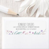 水彩の枝と果実の森 ラベル (インサイチュ)