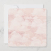 🐰🦊🩰 水彩の森のバレリーナ招待状 招待状 (裏面)