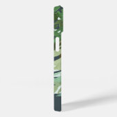 水彩の森の冬のiPhoneパーソナライズされたケース Case-Mate iPhoneケース (裏面 / 右)