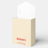 水彩の森の動物の子供の誕生日 フェイバーボックス (オープン)