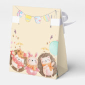 水彩の森の動物の子供の誕生日 フェイバーボックス (裏面サイド)