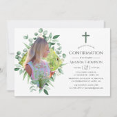 水彩の森の緑の確認 招待状 (正面)