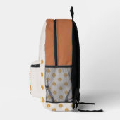 水彩の森の風景かわいい太陽のパターン名 プリントバックパック (右)