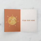 水彩の森の風景ハッピーアースの日 シーズンカード (内部)