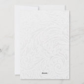 水彩の森の鹿の家族 シーズンカード (裏面)