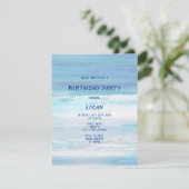 '水彩の波' 招待状 (スタンド正面)