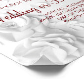 水彩の洗濯バサミ ウェディングシャワーゲーム看板 ポスター (角)