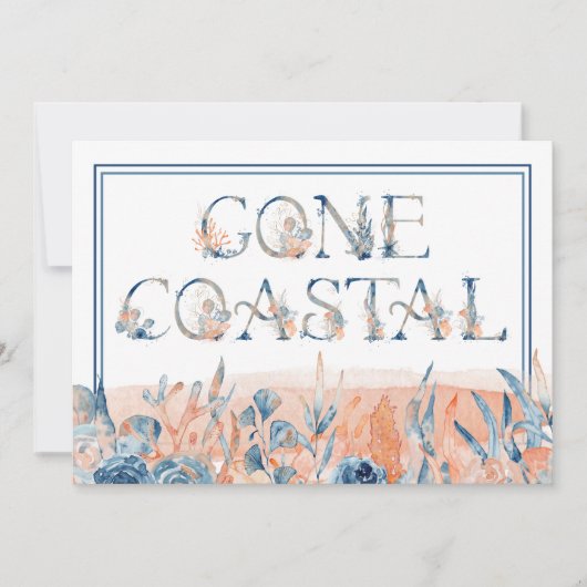 水彩の海岸スタイルに移りました お知らせ 案内状 (正面)