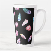 水彩の測地系と結晶パターン カフェラテマグ (右)