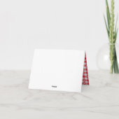 水彩の牧場動物ベイビーシャワー感謝カード サンキューカード (裏面)