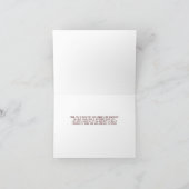 水彩の砂漠のカスタマイズ カード (内部)