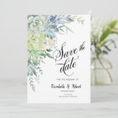 水彩の砂漠の多肉点の日付を保存 セーブザデート (スタンド正面)