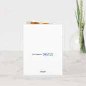 水彩の秋　日常のあいさつ　まるいフォルム カード (裏面)