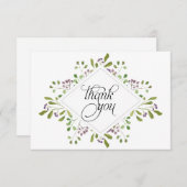 水彩の紅葉ありがとう (正面/裏面)