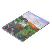 水彩の絵を描ファンタジー景観女神の愛 ノートブック (左側)