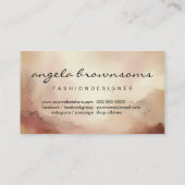 水彩の絵画抽象芸術ブラシ水彩 名刺 (裏面)