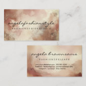 水彩の絵画抽象芸術ブラシ水彩 名刺 (正面/裏面)