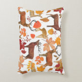 水彩の継絵画ぎ目のない模様 アクセントクッション (正面(垂直))