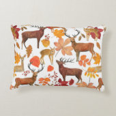 水彩の継絵画ぎ目のない模様 アクセントクッション (裏面)