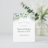 水彩の緑の日を保存 案内ポストカード (スタンド正面)