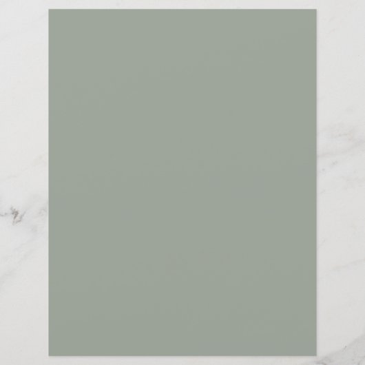 水彩の緑結婚のスケジュール (裏面)