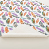 水彩の羽 シェルパブランケット (3/4)