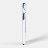 水彩の羽：シームレスなエアリーな模様 iPhoneケース (右側面)