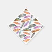 水彩の羽 スタンダードカクテルナプキン (角)