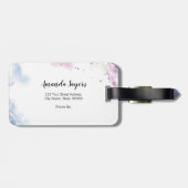 水彩の羽 ラゲッジタグ (裏面横)