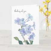 水彩の考えスミレ カード (黄色い花)