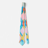 水彩の背カラフル景 ネクタイ (正面)