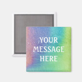 水彩の背景 – おカスタマイズ客様ご自身で作成 マグネット (正面/裏面)