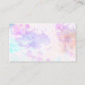 水彩の背絵を描景 名刺 (裏面)