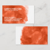 水彩の背芸術的景 名刺 (正面/裏面)