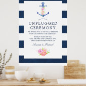 水彩の航海の詰め結婚抜き式 ポスター (キッチン)