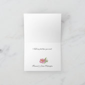 水彩の芍薬とドットの感謝カード サンキューカード (内部)